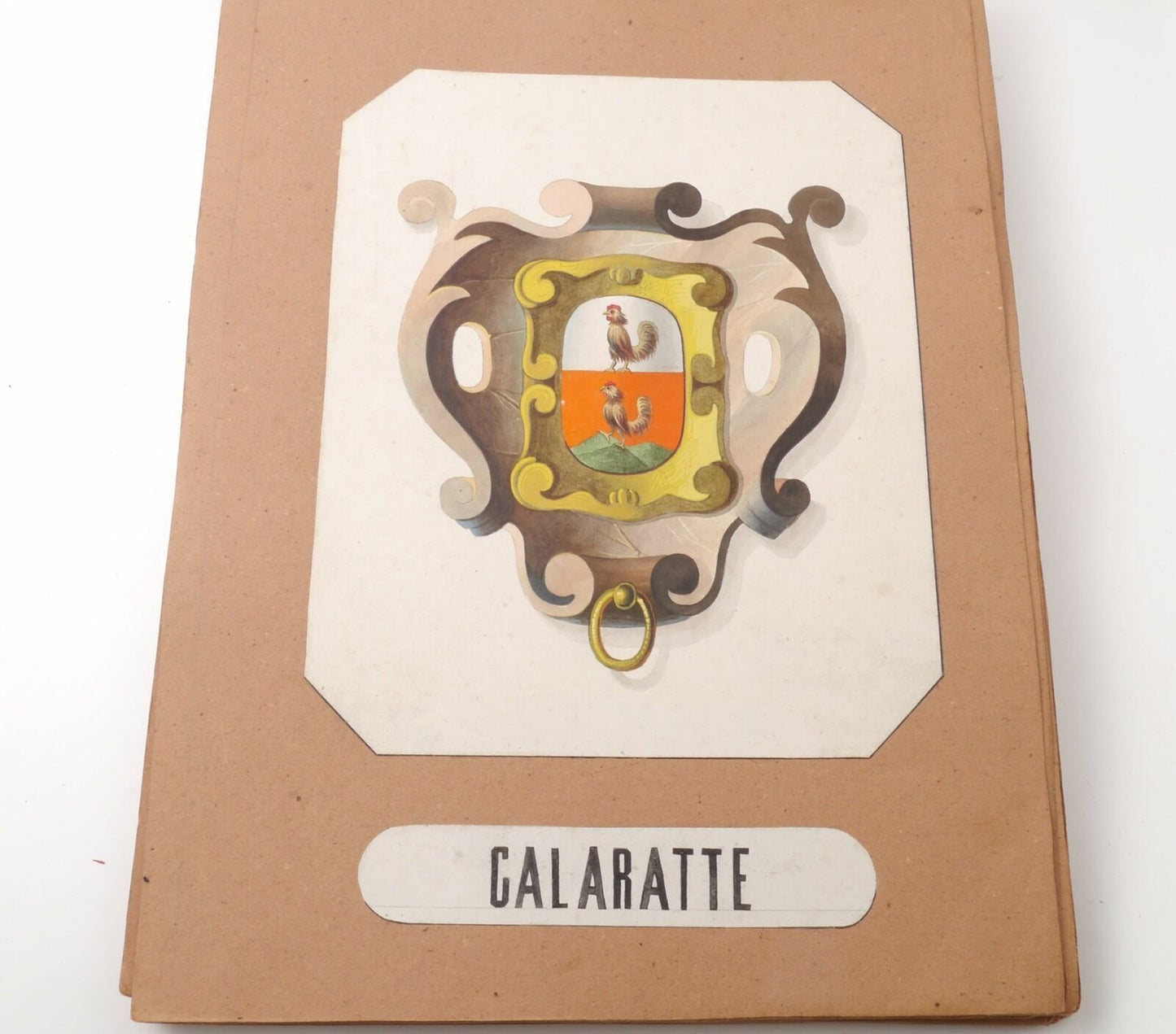 Acquarello XIX Emblema Gallarate Varese Italy 800  Watercolour Inc. Cioffi