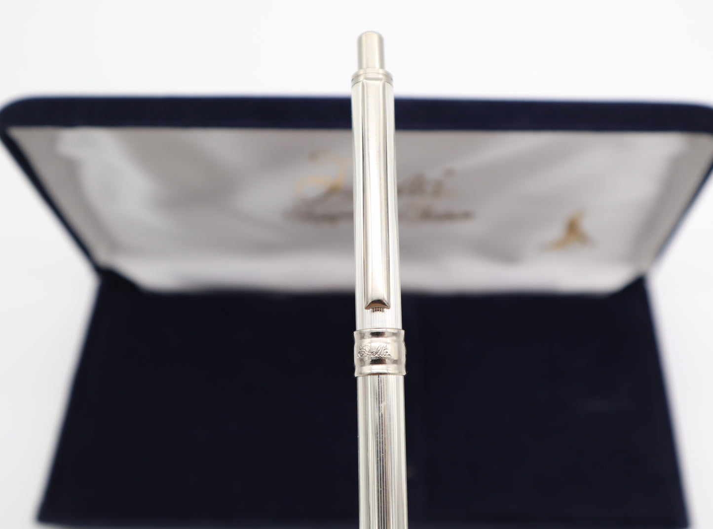Delta Ballpoint Biro Argento 925 Silver Sterling
