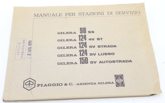 Manuale Per Stazioni di Servizio Gilera 98 124 150