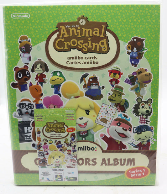 Animal Crossing Collectors Album Amiibo Cards Series 1 Nuova incellofanato