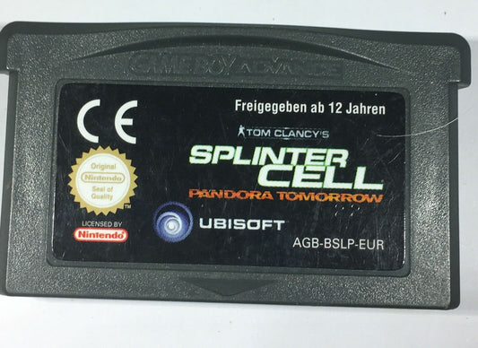 Splinter Cell Pandora Tomorrow - Nintendo Game Boy Advance GBA GAME-EUR PAL