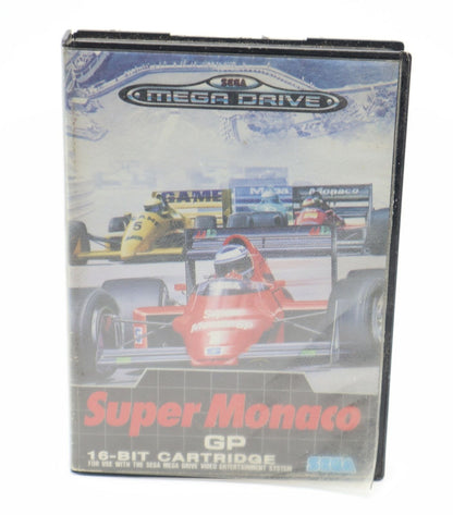 Super Monaco -  Sega Mega Drive game CIB - PAL
