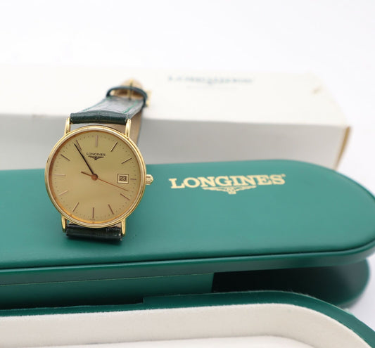 Longines La Grande Classique Quartz 18k Gold Plated and Steel L4.636.2
