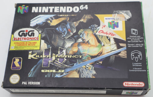 Killer Instinct Gold -  Nintendo 64 GIG GAME-EUR PAL CIB