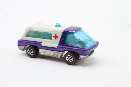 Hot Wheels Redline The Heavyweights Ambulance Purple Green