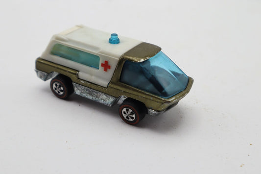 Hot Wheels Redline The Heavyweights Ambulance OLIVE Green