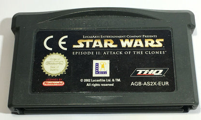 STAR WARS EPISODE II ATTACK OF THE CLONES  - Nintendo Game Boy Advance GBA GAME-