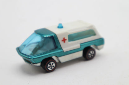 Hot Wheels Redline The Heavyweights Ambulance Dark Green