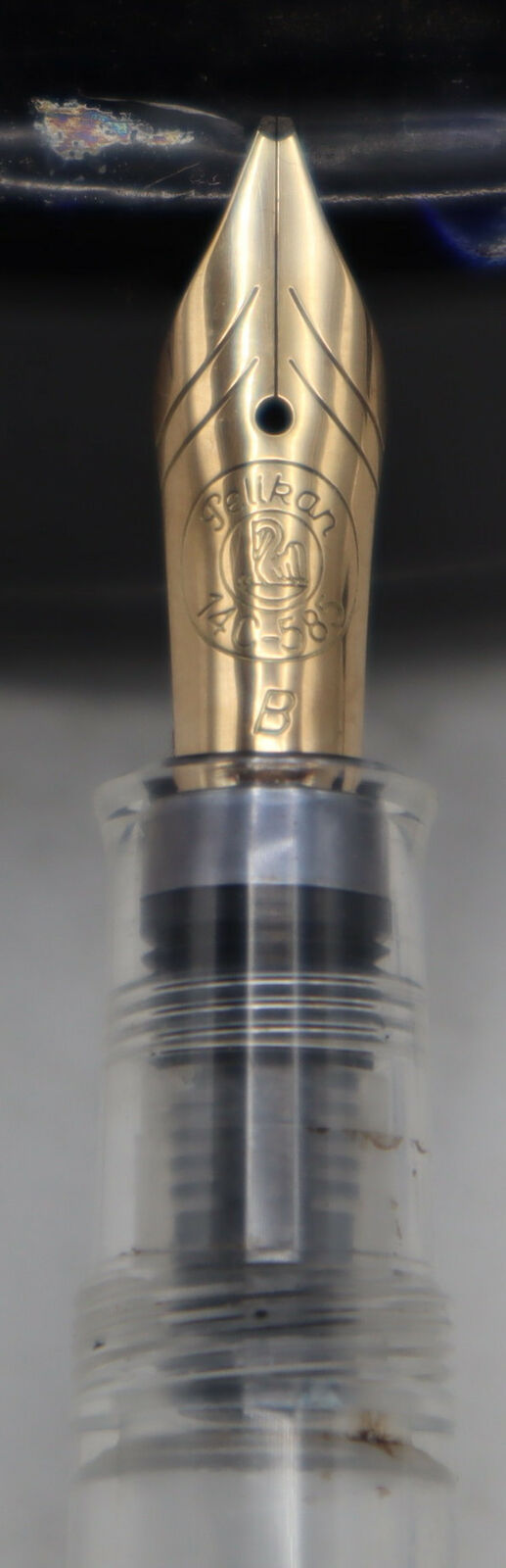 Vintage Pelikan Classic M205 Demonstrator Clear Gold Nib fountain pen
