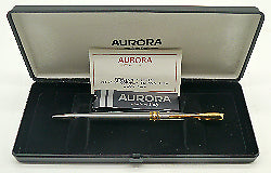 Aurora Biro A30 Magellano Cromata finiture in Oro
