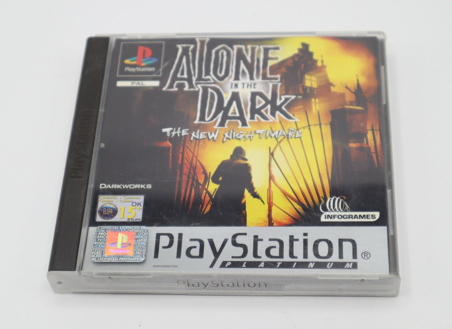 ALONE IN THE DARK THE NEW NIGHTMARE PS1 Platinum