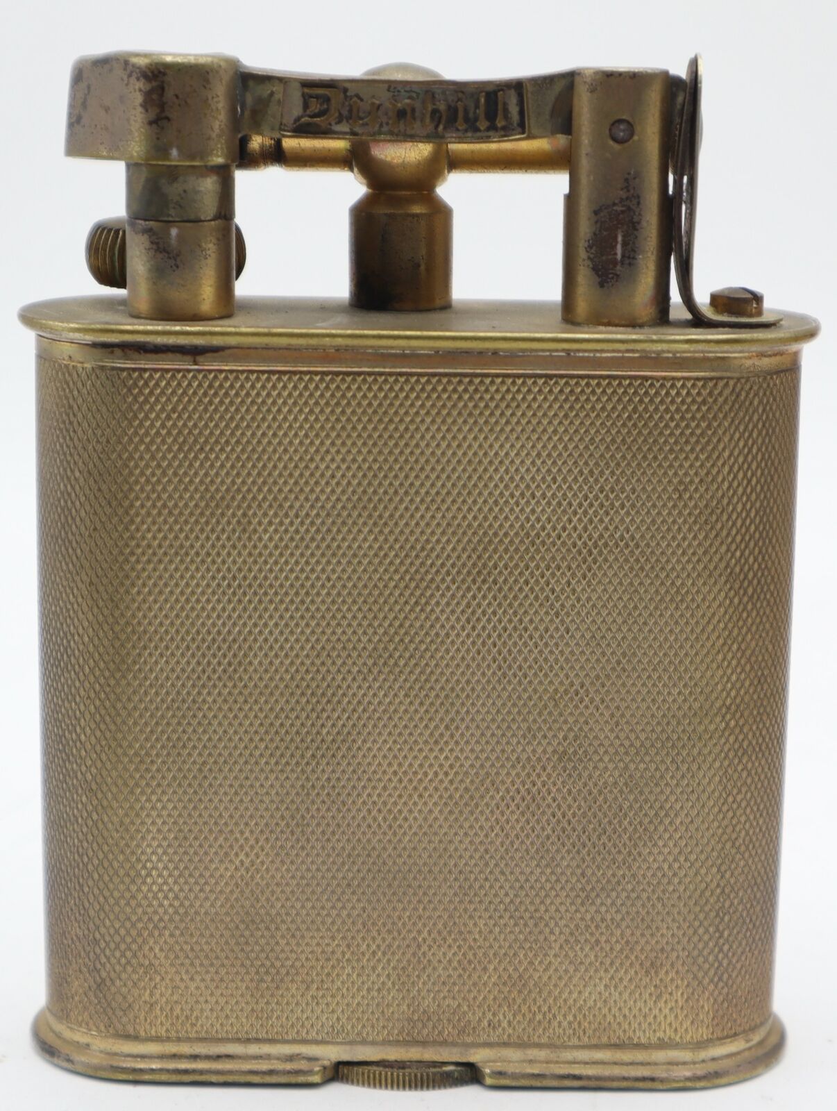 DUNHILL Table lighter, patent 143752, England 1485418. Silver Plate