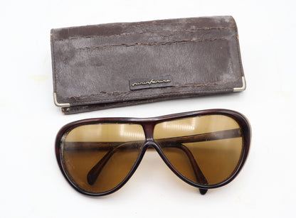 Vintage Persol Ratti PininFarina Occhiali Da Sole Edizione speciale Marrone con pochette originale