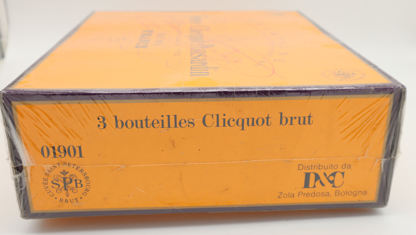 Champagne Brut "Cuvée Saint-Pétersbourg" - Veuve Clicquot 3 Bottiglie Scatola