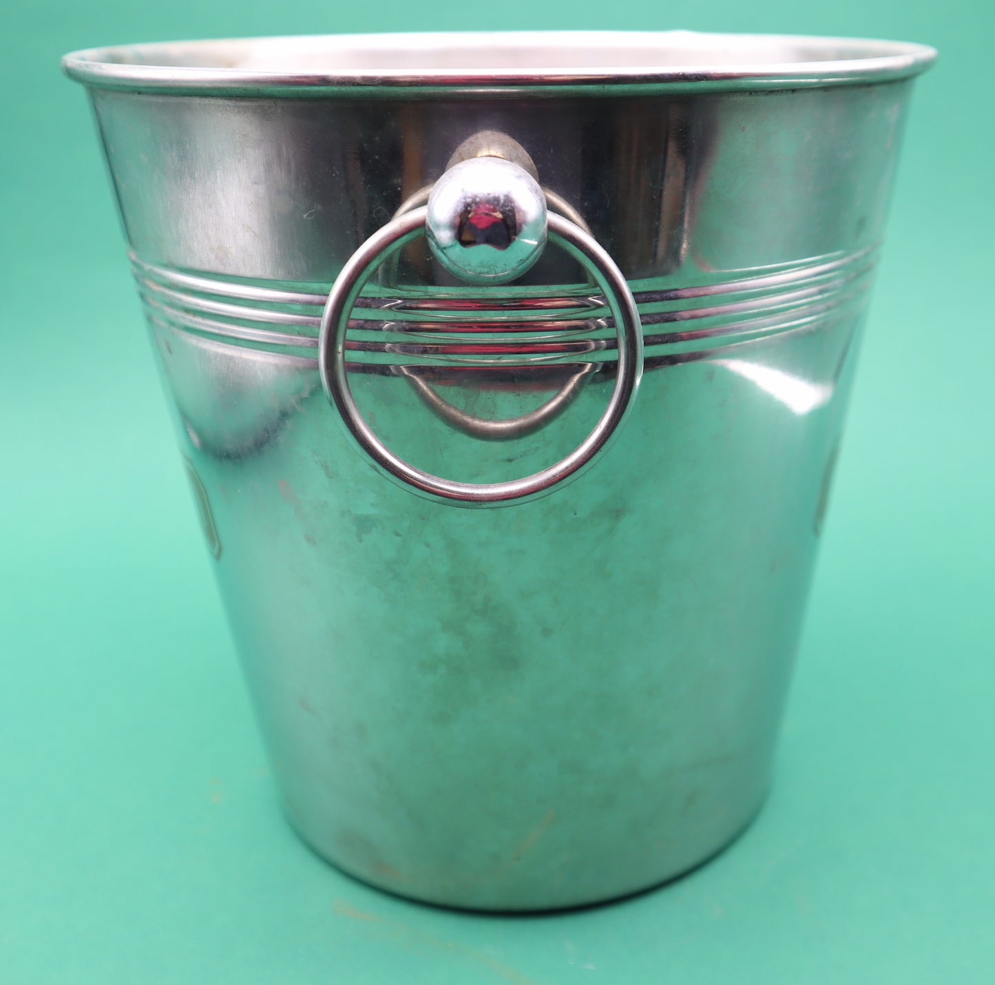 Vintage Marone Cinzano Champagne Bucket secchio di champagne Stainless steel inox