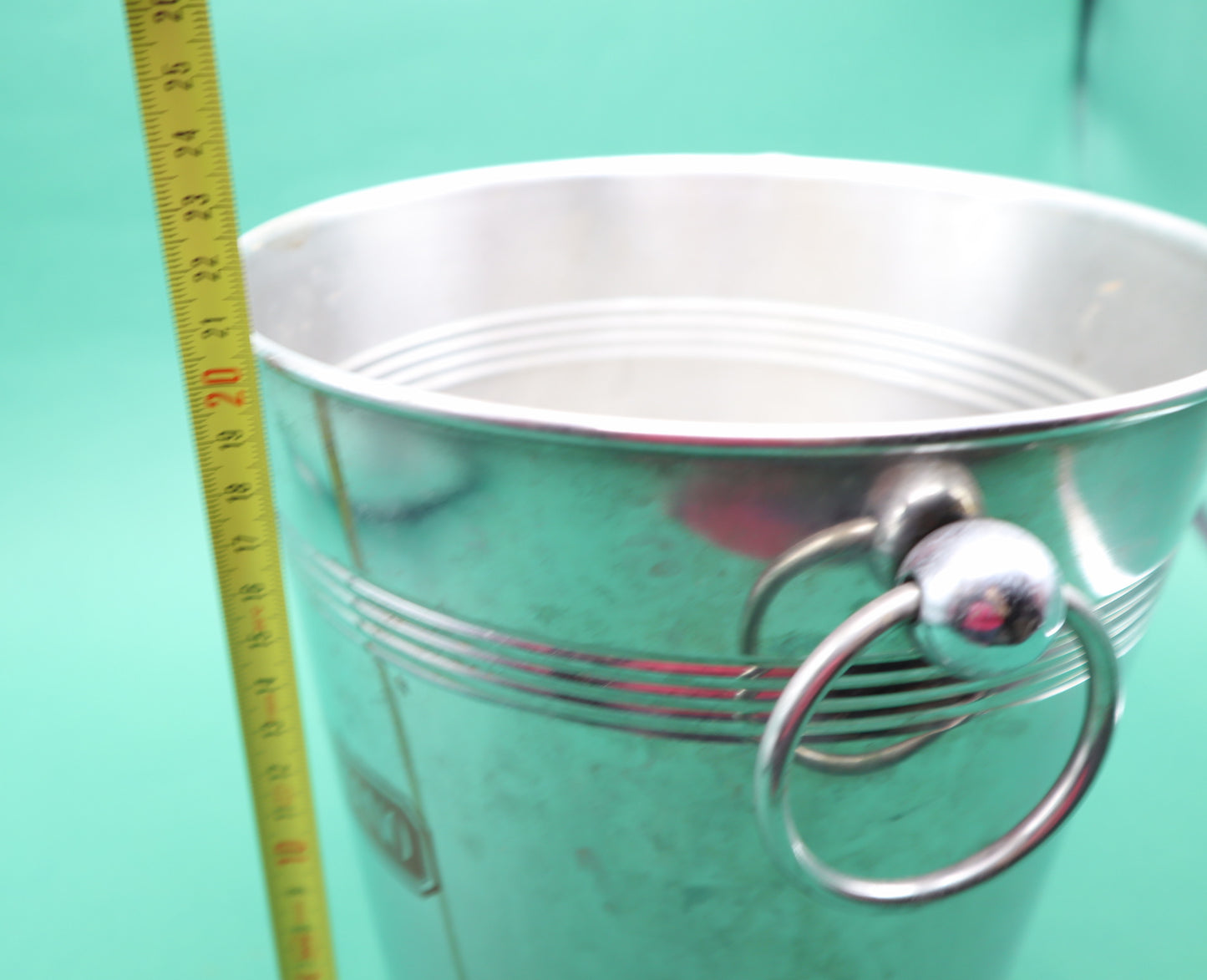 Vintage Marone Cinzano Champagne Bucket secchio di champagne Stainless steel inox