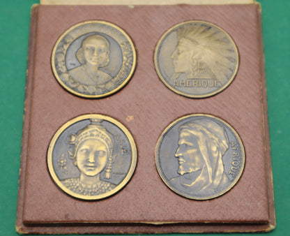 Medaglie 1931 Exposition Coloniale internationale de Paris con scatola originale