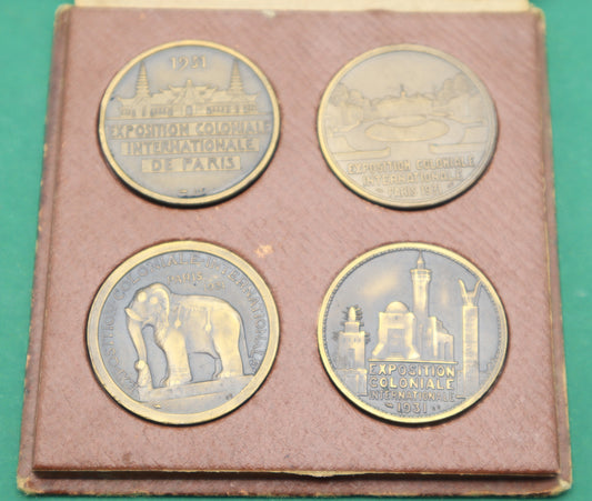 Medaglie 1931 Exposition Coloniale internationale de Paris con scatola originale