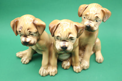 Vintage Ceramica Le Bertetti Torino Sorpresa Tra Cuccioli N.132 Italia RARO