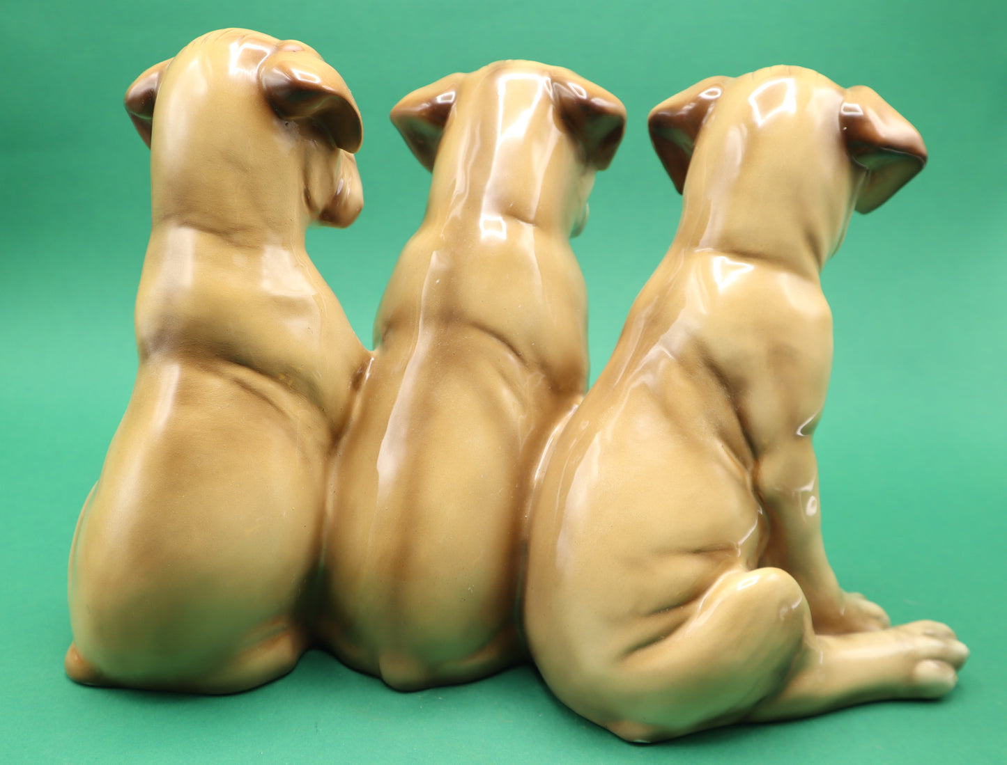 Vintage Ceramica Le Bertetti Torino Sorpresa Tra Cuccioli N.132 Italia RARO