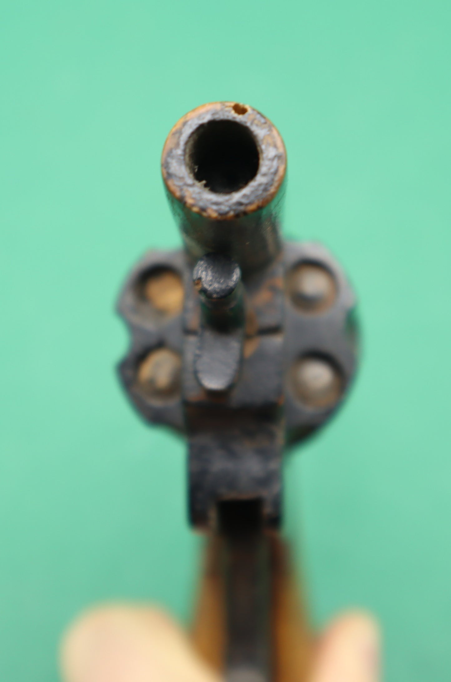 Rarissima pistola giocattolo western colt Edison vintage in legno da collezione